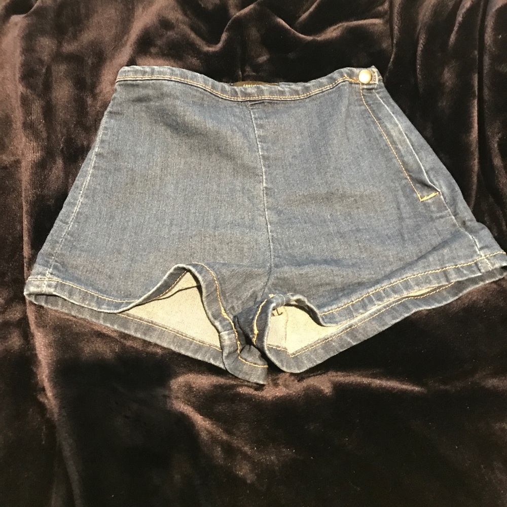 High Waisted Denim Shorts